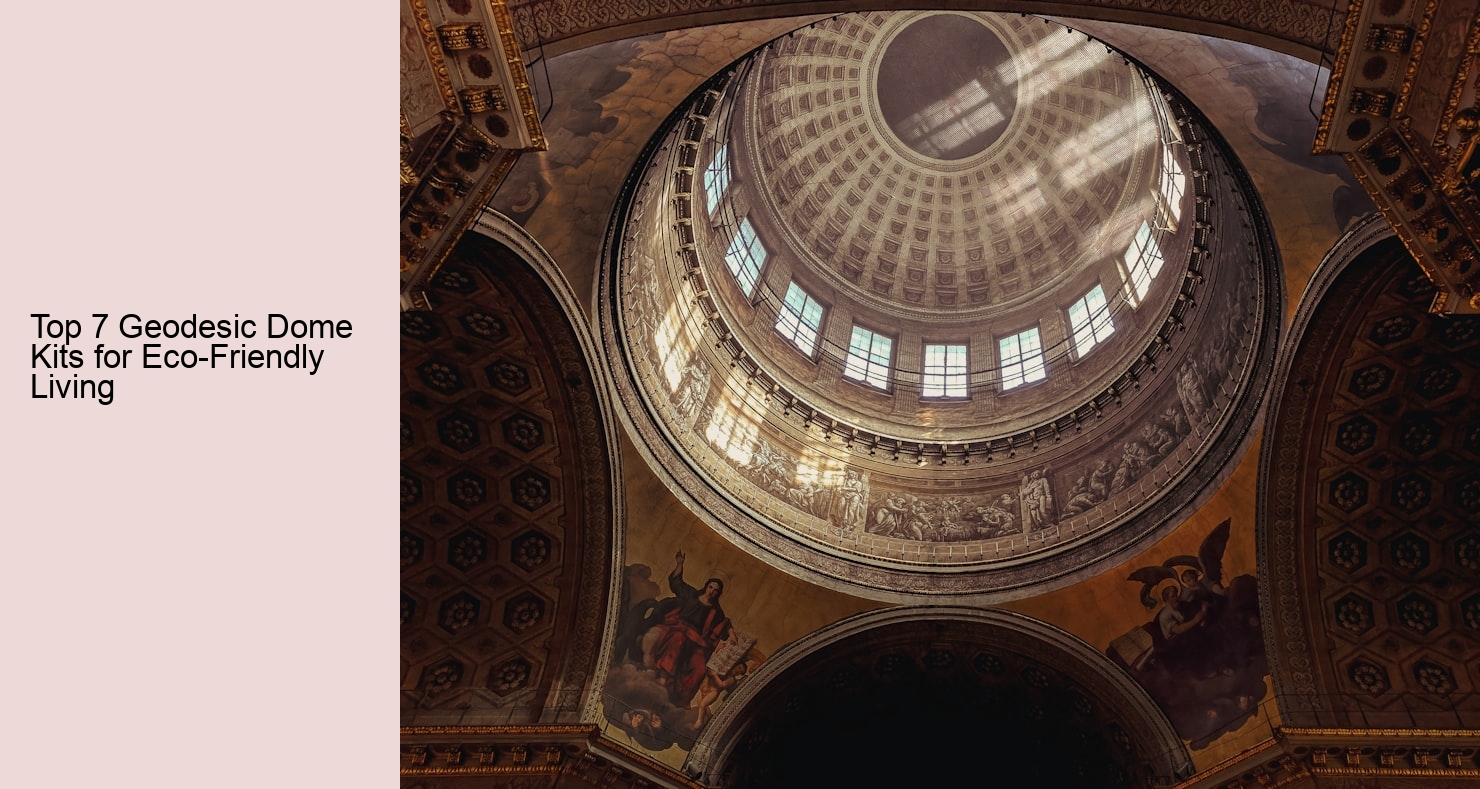 Top 7 Geodesic Dome Kits for Eco-Friendly Living